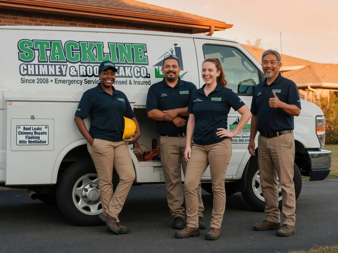 Chimney flashing repair company in Clinton, IN